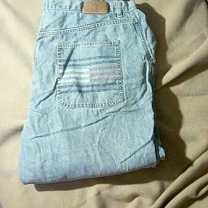 Quality blue jeans, retro 90s look