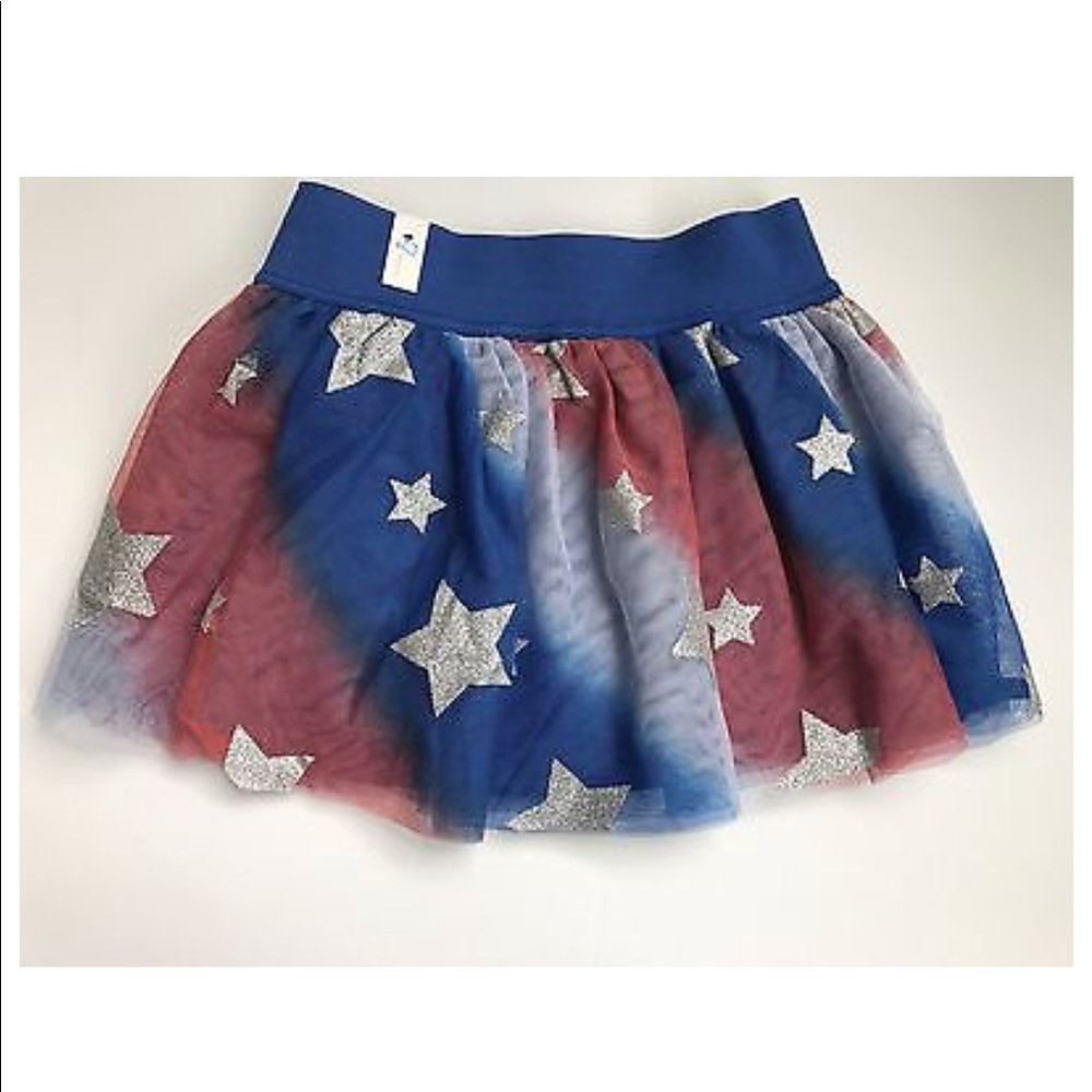Justice Star spangled Girls skirt