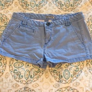 Express blue shorts - size 4