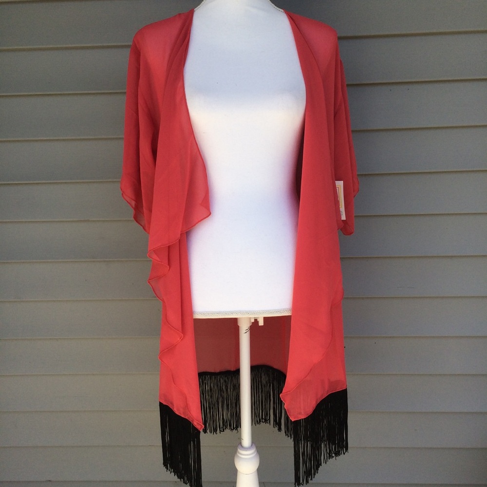 Lularoe mauve and black Monroe small