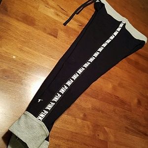 PINK campus leggings