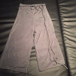 Missguided silver culottes