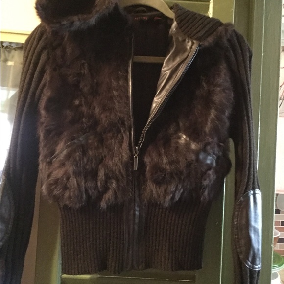 Last Kiss Fur leather sweater - Picture 1 of 4