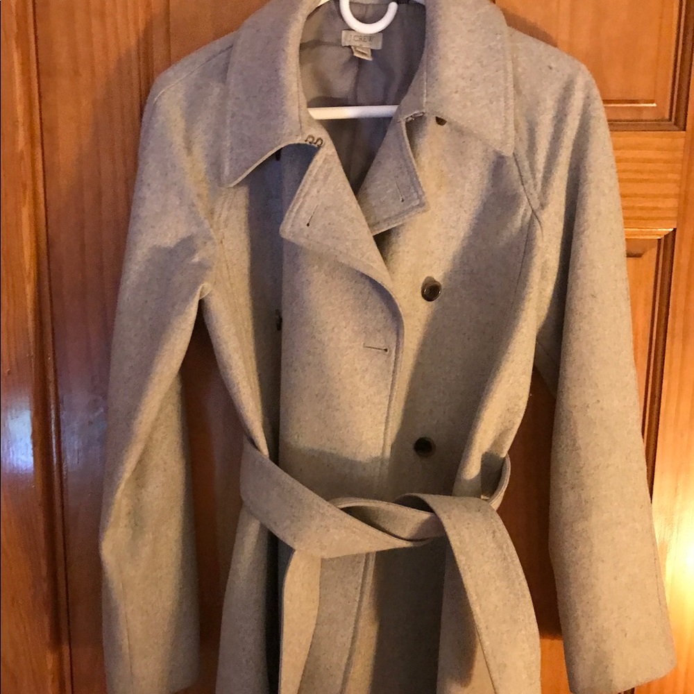 🛍J.Crew belted wool coat