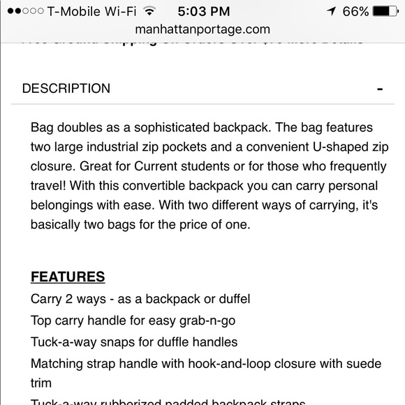 LUDLOW CONVERTIBLE BACKPACK JR main image 8