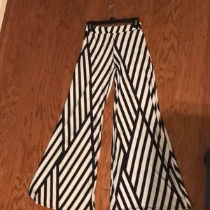 NWT spandex high waisted bell bottom pants