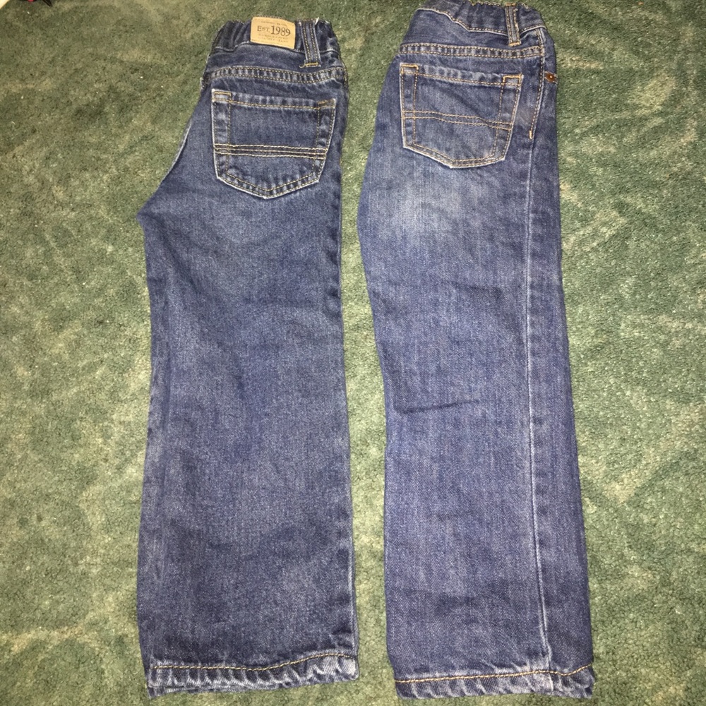 2 pairs of children's place 4t blue jeans