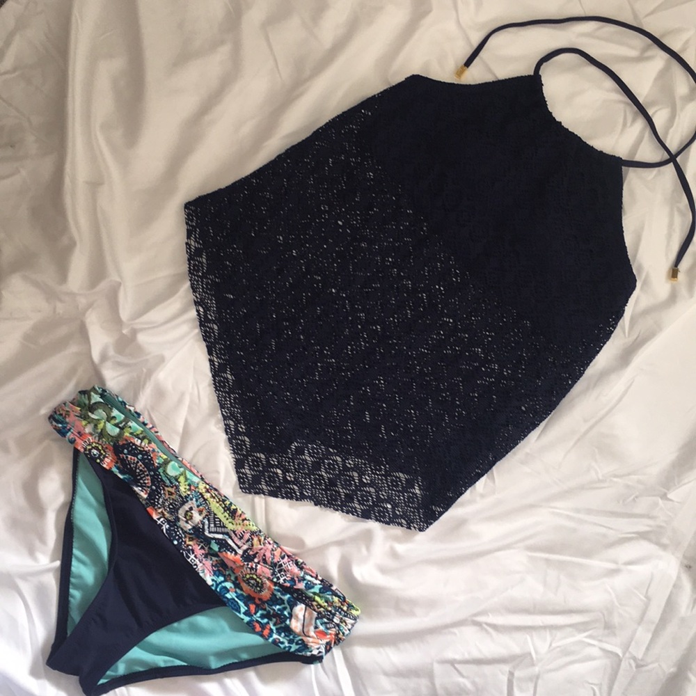 Bleu/ROD BEATTIE swim suit