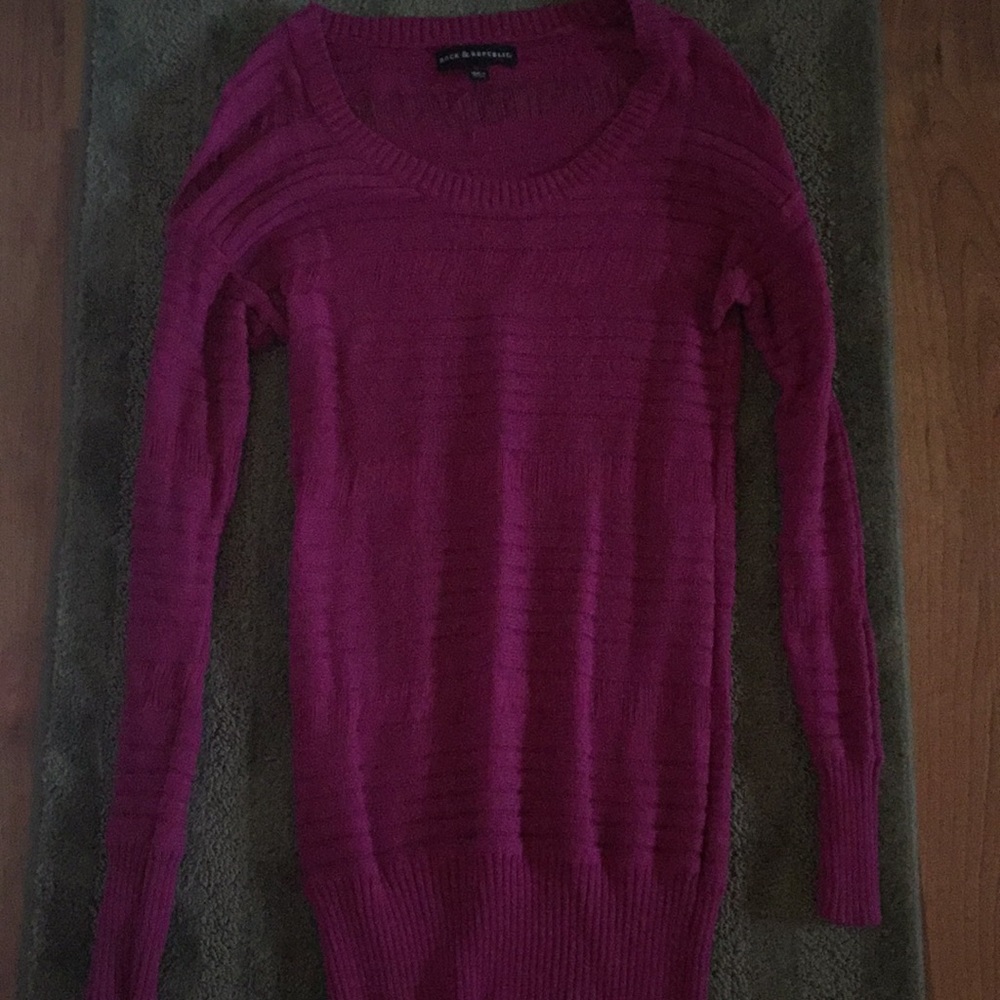 Extra long sweater