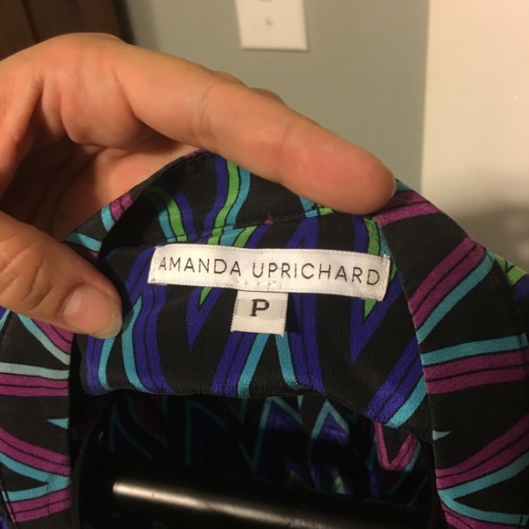 Amanda Uprichard 100% silk hi-lo tunic - Picture 5 of 7