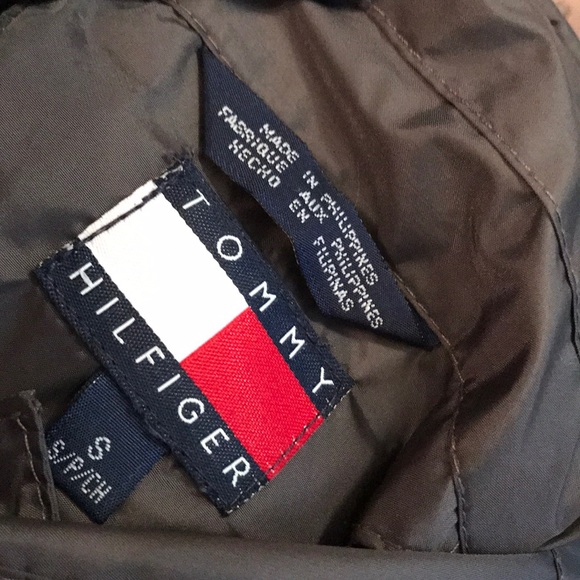 Tommy Hilfiger Vest Sz S reversible yellow gray - Picture 8 of 8