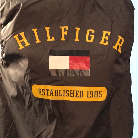 Tommy Hilfiger Vest Sz S reversible yellow gray - Picture 5 of 8