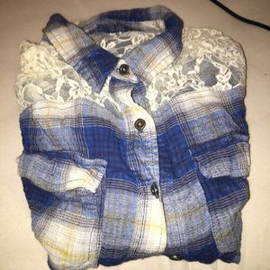 light flannel lace cutout