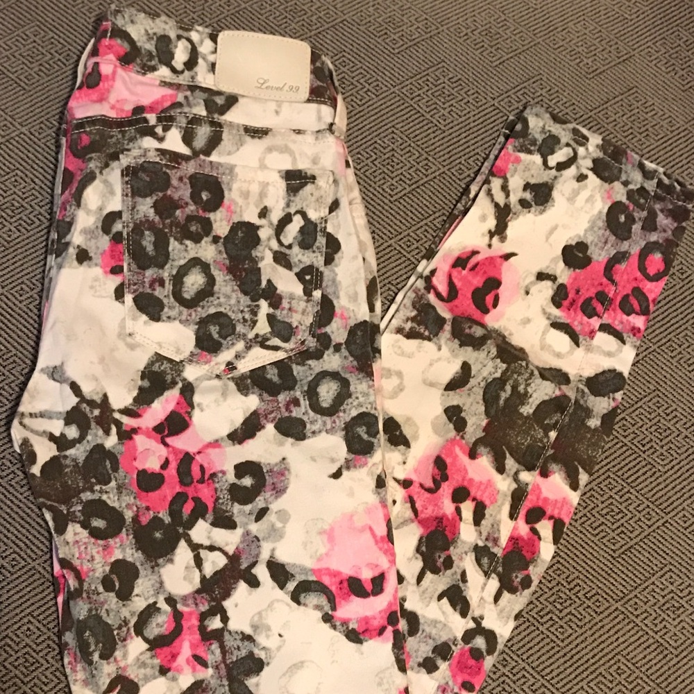 Cheetah Print Jeans