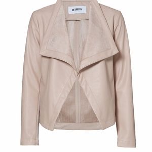 BB Dakota Peppin Vegan Leather Drapey Jacket