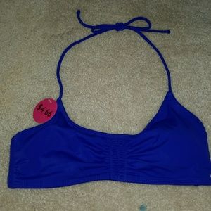 Cute blue bikini top NWT