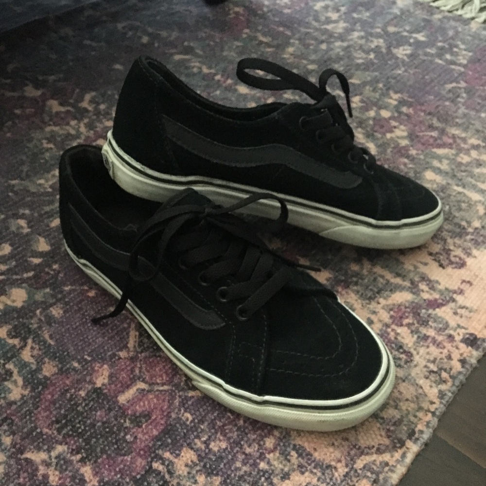 Vans black suede old skool sneakers