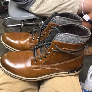 Sonoma Shoes - Real brown leather boots. Dress, casual shoes Sonoma Shoes - Real brown leather boots. Dress, casual shoes