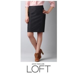 NWT Pencil Black Ann Taylor LOFT skirt