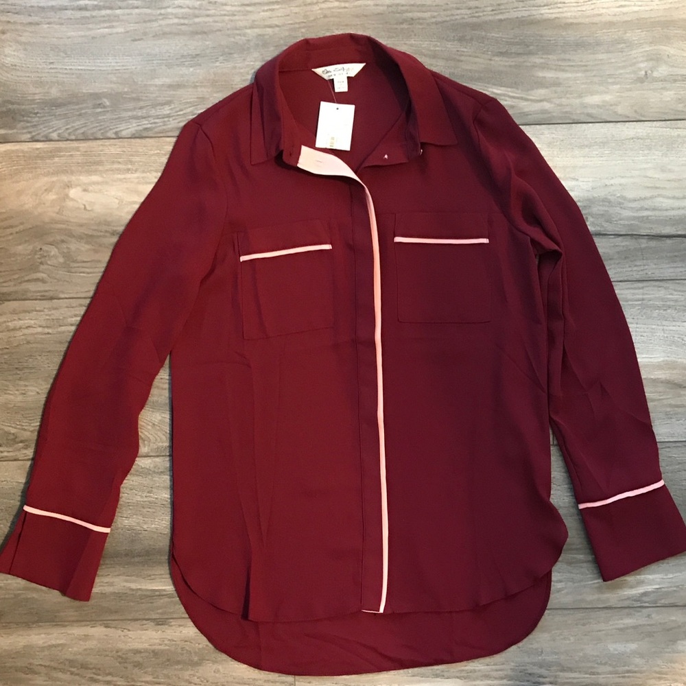 Miss Selfridge button-up blouse