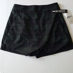 Plaid skort