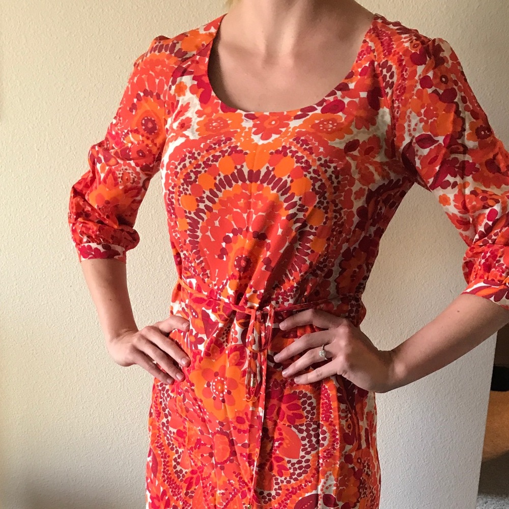 Trina Turk Size 4 Silk Dress