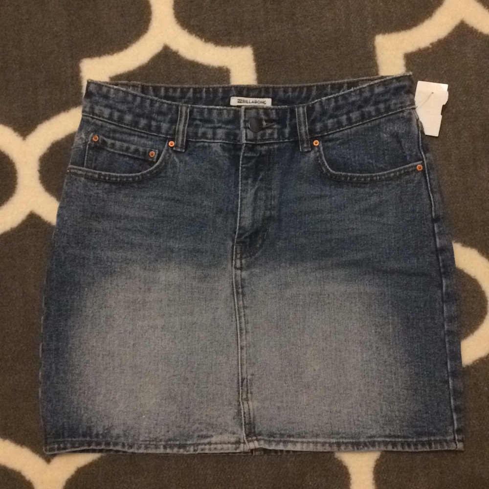 Billabong jean skirt