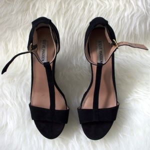 Black Steve Madden Wedges