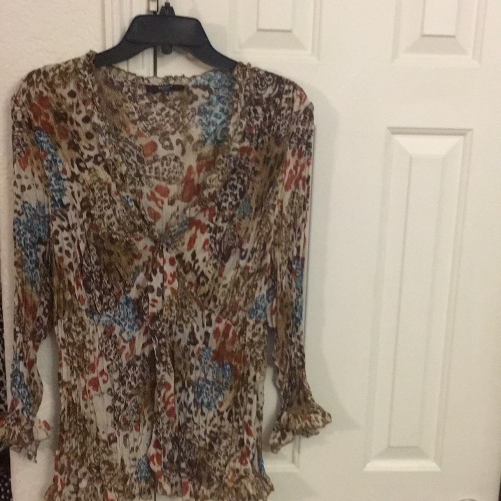 4/$50 Belissimo New York top Semisheer