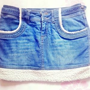 Sexy mini Jean Skirt