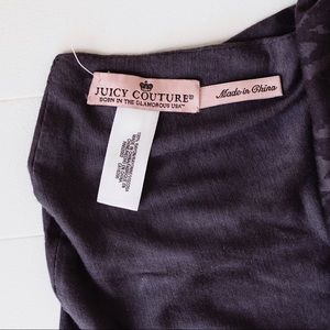 Soft Juicy Couture scarf in grey/black