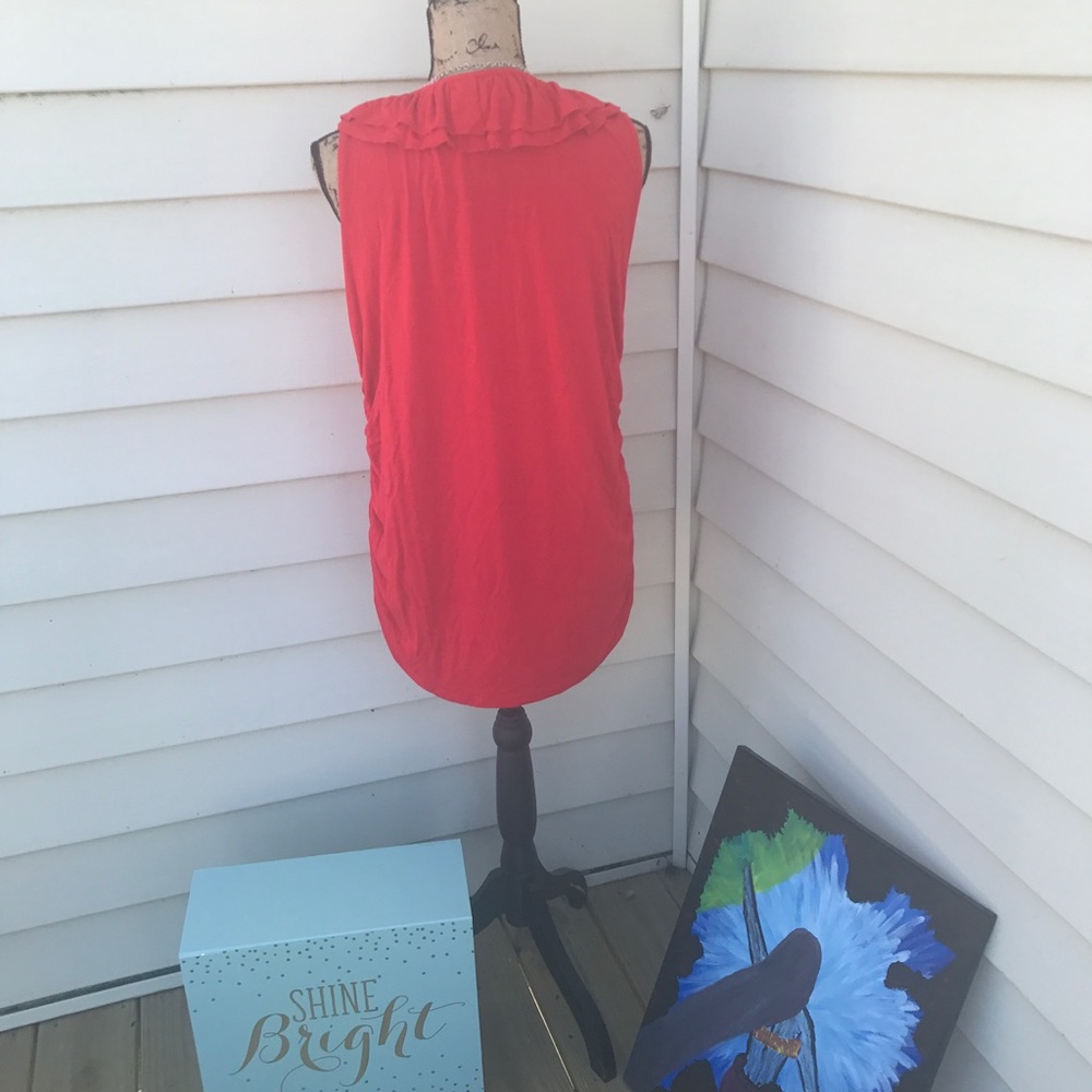 Red Ruffle Tunic - Picture 3 of 4