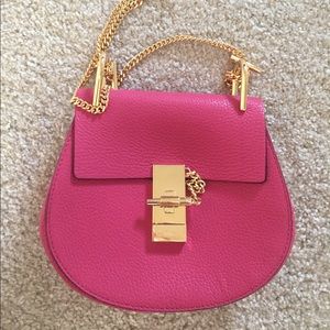 Chloe Drew Pink Red bag,new!