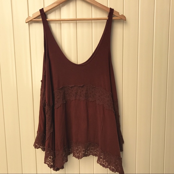 American Eagle Outfitters Tops - American Eagle Lace Tank Top