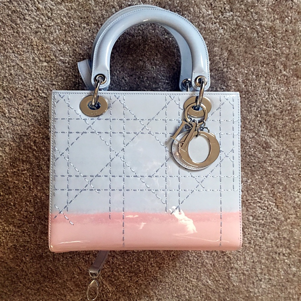 Lady Dior Blue Coral Bag 2015 Collection