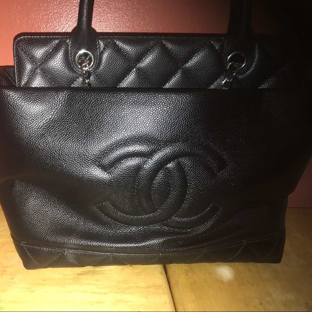 High end authentic exotic Chanel handbag