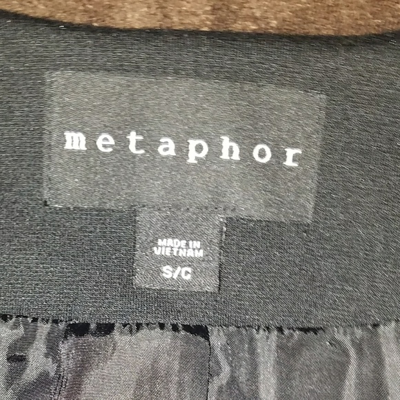 🍁Collarless Cropped Blazer w/ Zipper Detail - Picture 4 of 8