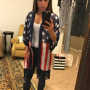 AMERICAN FLAG kimono