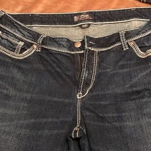 Levi silver jeans