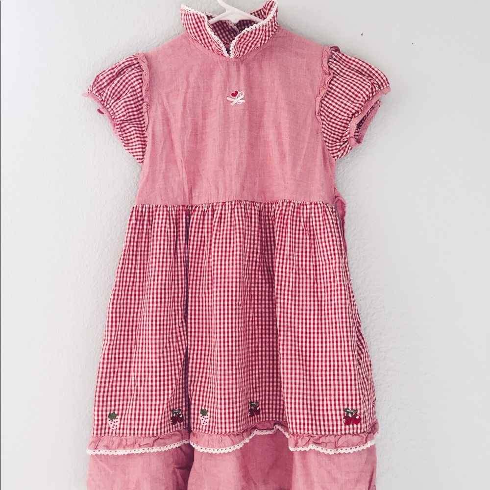 Girls red dress