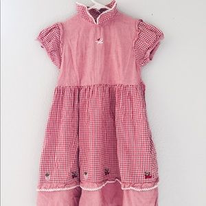 Girls red dress