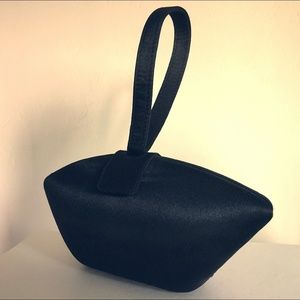 Black evening bag