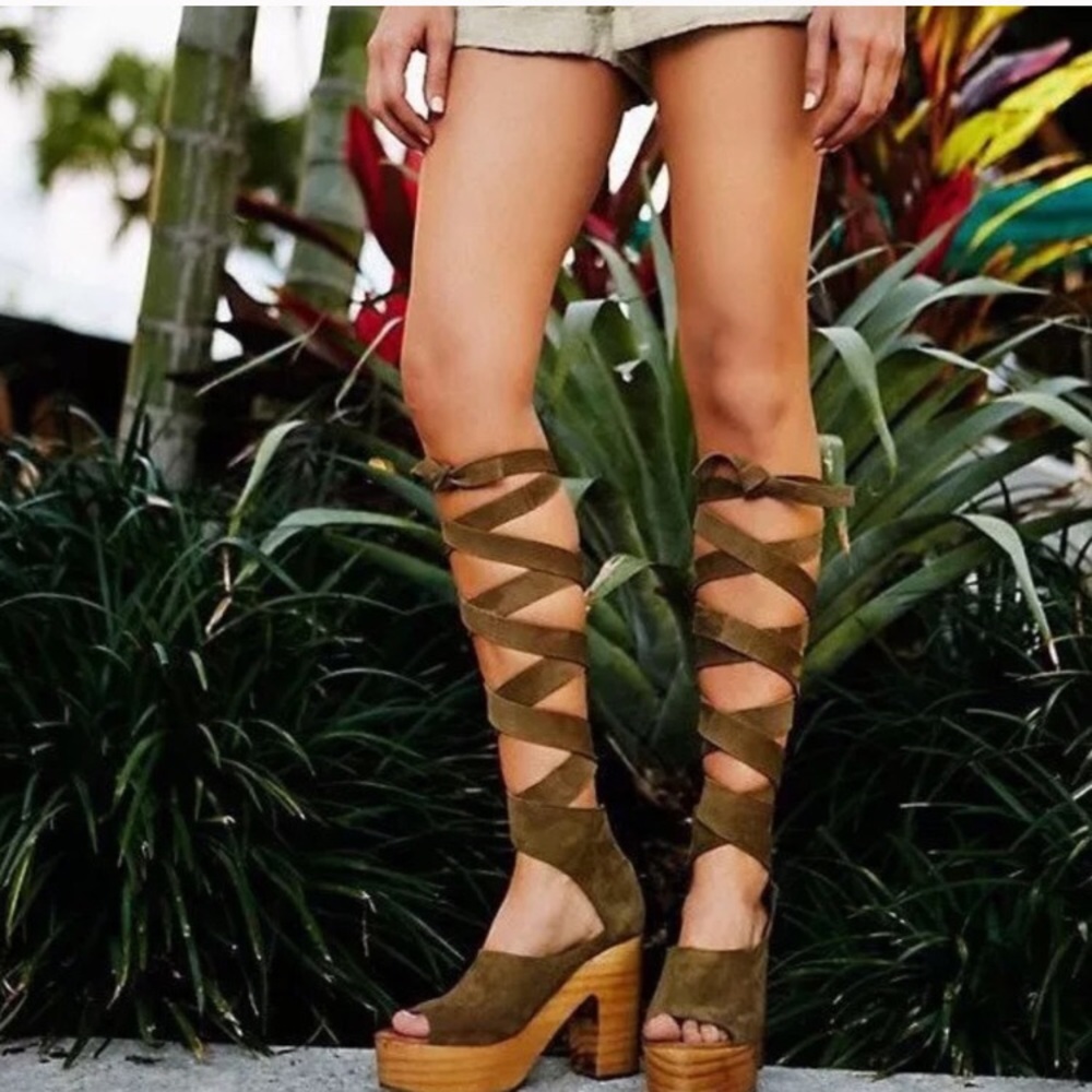 Free People Touch the Sky Platform Clog