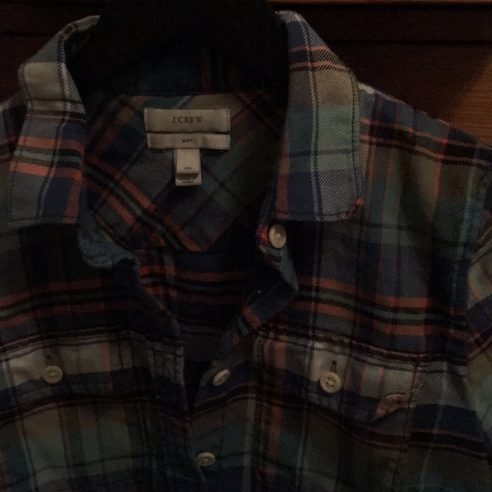 J. Crew plaid flannel shirt