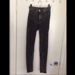 H&M high waisted skinny jeans size 4
