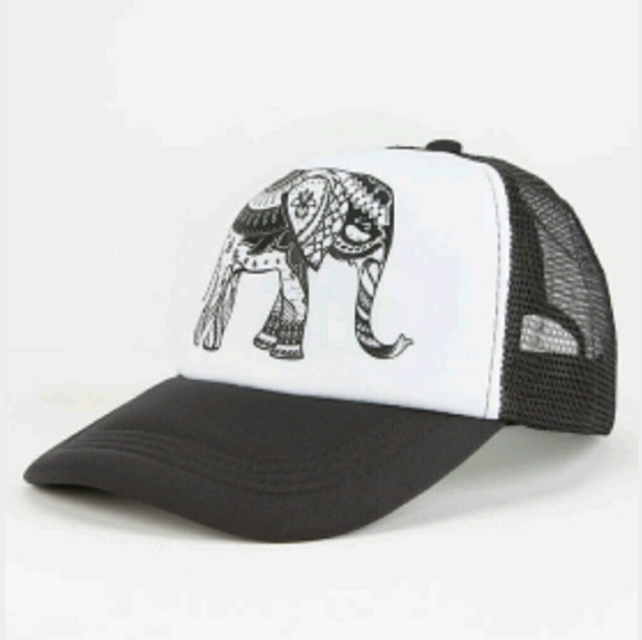 Tilly's Accessories - Paisley elephant trucker hat