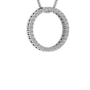 Diamond/14K solid gold Necklace