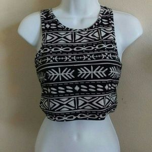 Patterned crop top