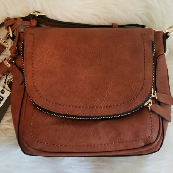 MMS Design Studio Handbags - NWT* Gorgeous Vegan Leather Crossbody*