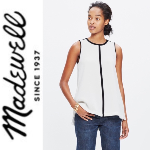 Madewell Tops - Madewell Crepe Canal Tank